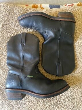 Dan Post ALBUQUERQUE Men’s Leather Western Boots! Black! 10.5!